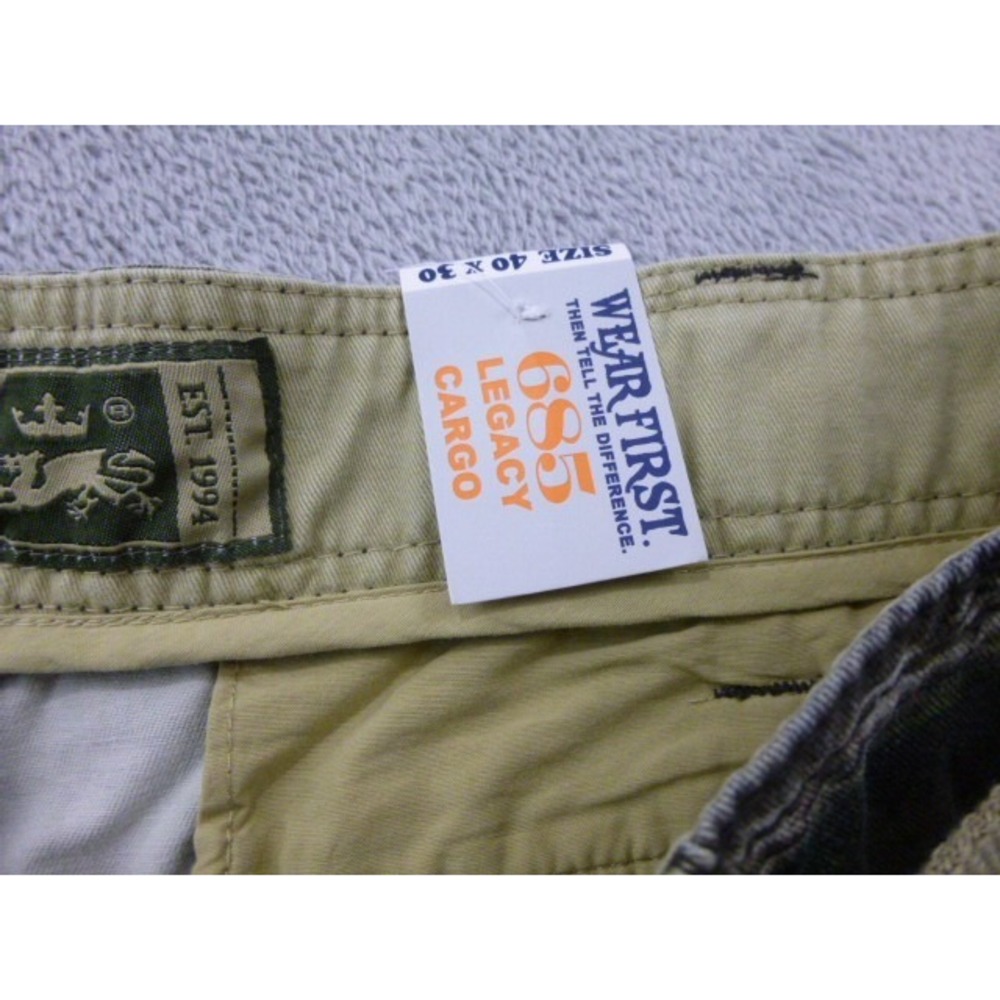 Wear First Cargo Pants Mens Size 40x30 685 Legacy Mossy Oak Infinity Camo Belted - Picture 16 of 16
